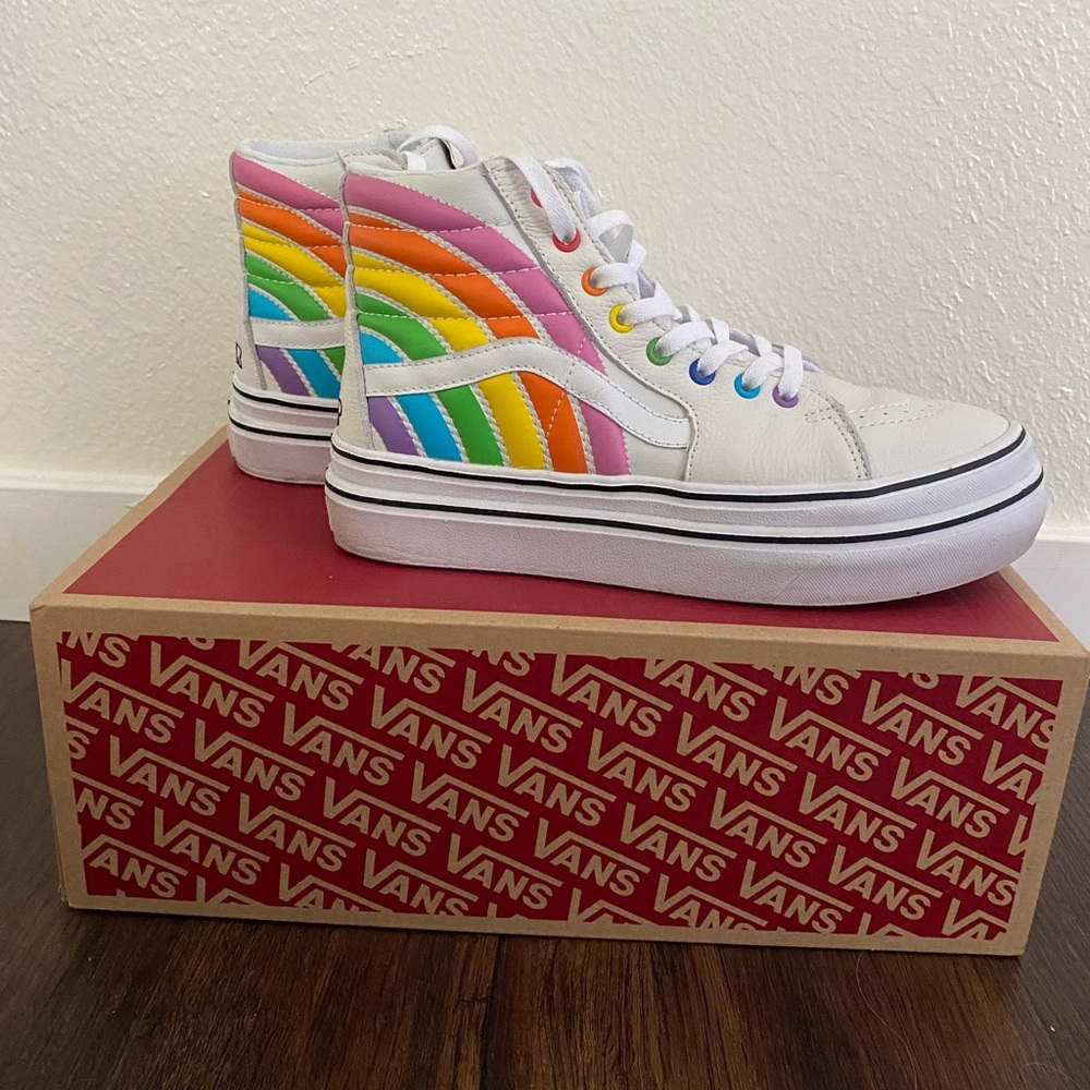 Vans X Flower Shop hightop sneakers